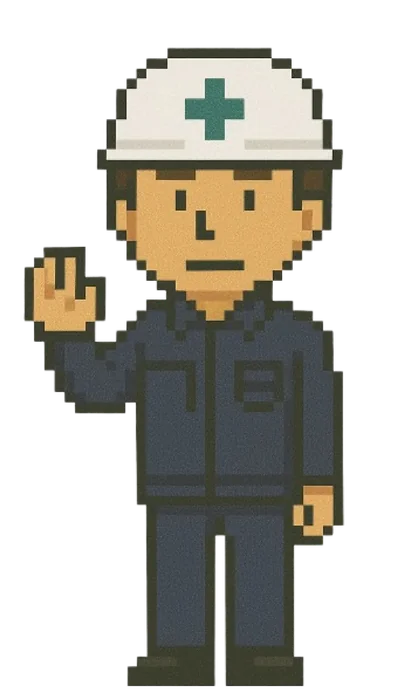 産業医のドット絵キャラクター