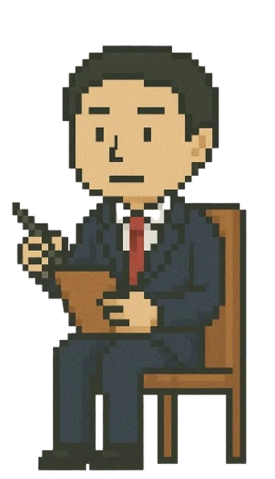 精神科のドット絵キャラクター